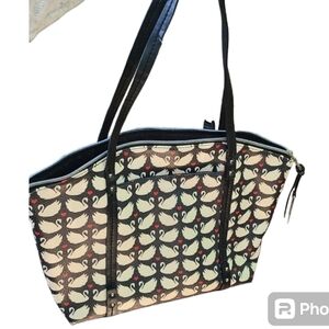 Relic‎ Swan Heart Tote Bag. BEAUTIFUL TOTE AROUND SUMMER BAG ADORABLE